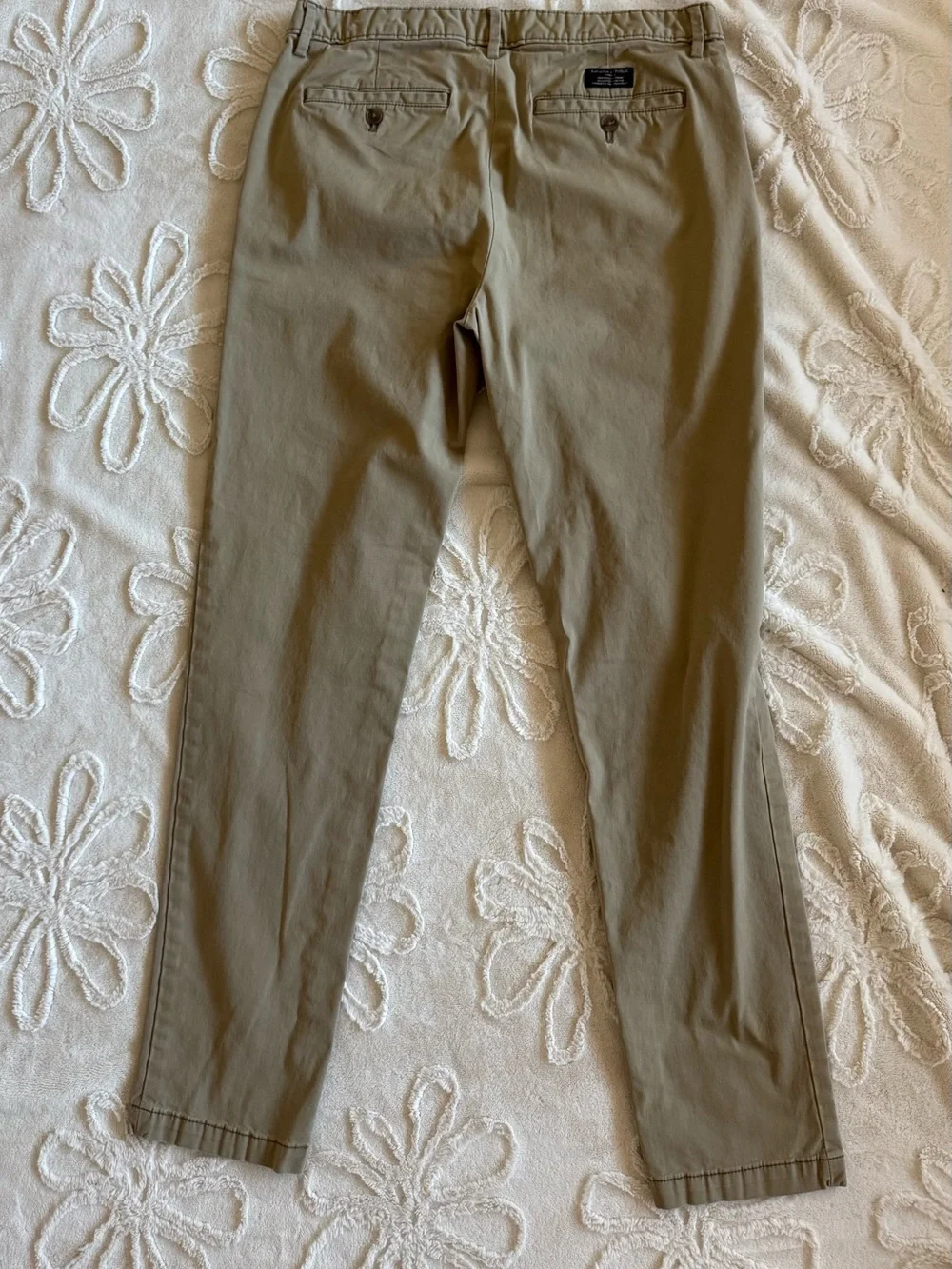 Banana Republic -Tan khaki Chino Pants 34x34 slim fit